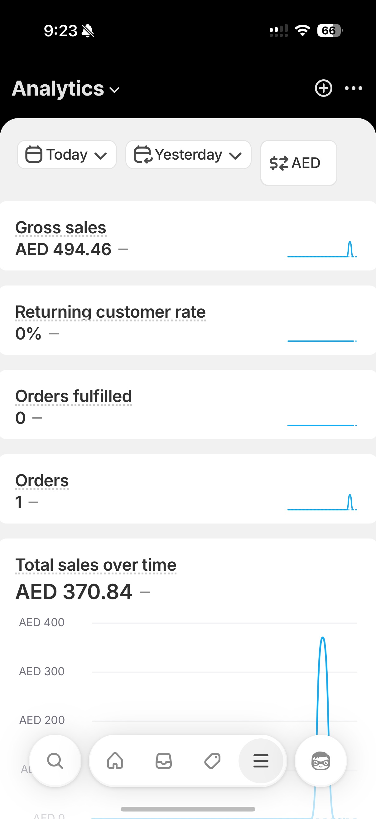Student result screenshot from the Halal Hustle community